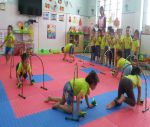 Giờ học của bé ở trường Mầm non Hàng Đào