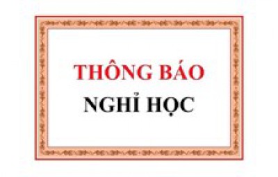 Thông báo nghỉ học