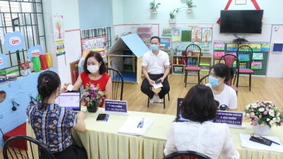 Đăng ký trực tuyến vào lớp mầm non 5 tuổi: Tạo điều kiện tối đa cho phụ huynh.
