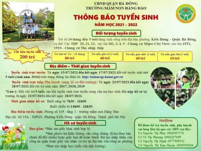 Thông báo tuyến sinh