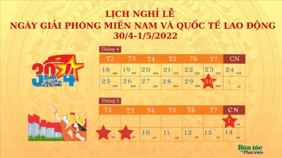 Thông báo nghỉ lễ 40 4