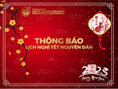 Thông báo nghỉ tết âm lịch năm 2023