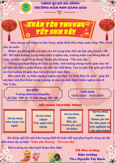 Thiệp mời Hội chợ Xuân
