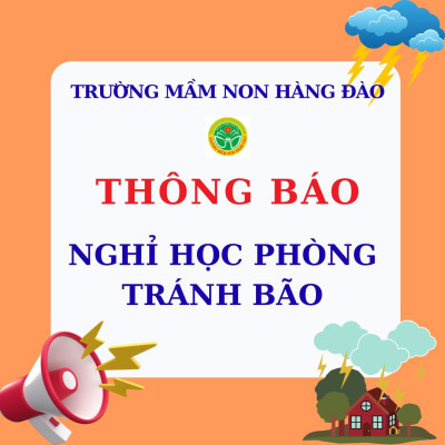 THÔNG BÁO NGHỈ HỌC