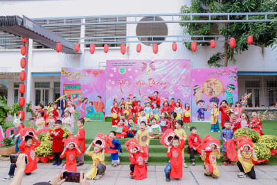 NGÀY HỘI XUÂN TRƯỜNG MẦM NON HÀNG ĐÀO – LAN TỎA YÊU THƯƠNG, GÌN GIỮ GIÁ TRỊ TRUYỀN THỐNG