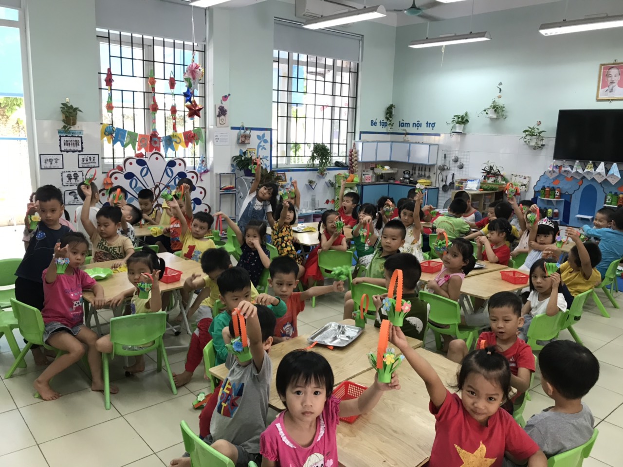 Hình ảnh đáng yêu của các con lớp A5