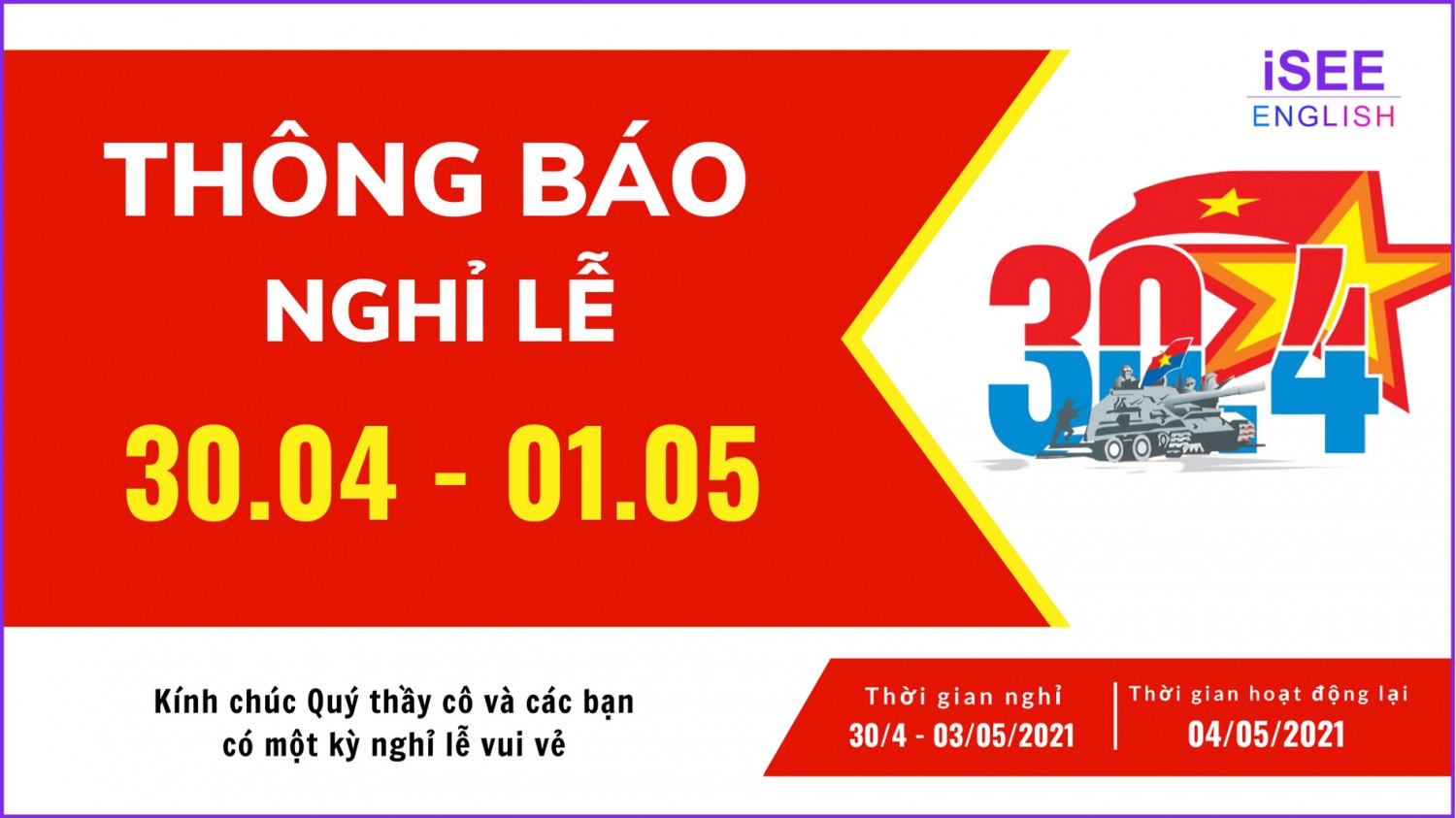 Thông báo nghỉ lễ