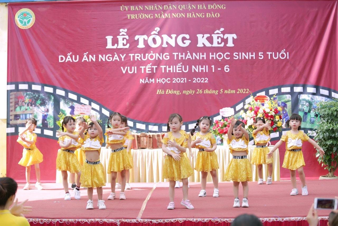 LỄ TỔNG KẾT "DẤU ẤN NGÀY TRƯỞNG THÀNH CỦA HỌC SINH 5 TUỔI VÀ VUI TẾT THIẾU NHI 1-6" NĂM HỌC 2021 - 2022.