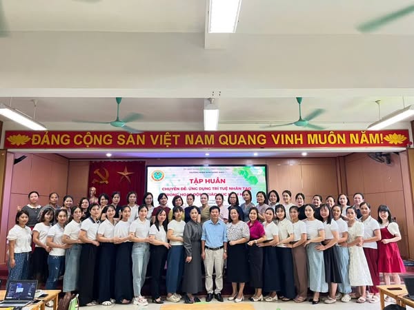 TẬP HUẤN ỨNG DỤNG CÔNG NGHỆ THÔNG TIN & AI TRONG GIÁO DỤC MẦM NON